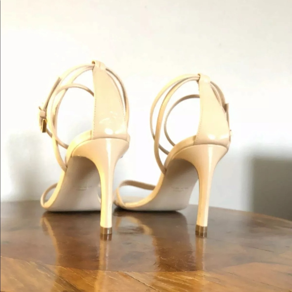 Stuart Weitzman Blush Pink Ankle-Strap Sandals - Picture 8 of 9
